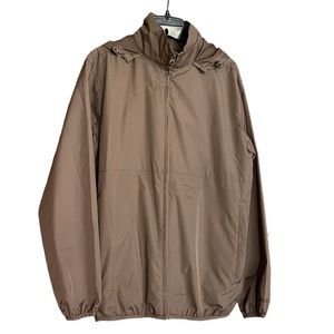 Izod Hooded Windbreaker Jacket